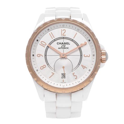 chanel j12 white rose gold|chanel j12 white price.